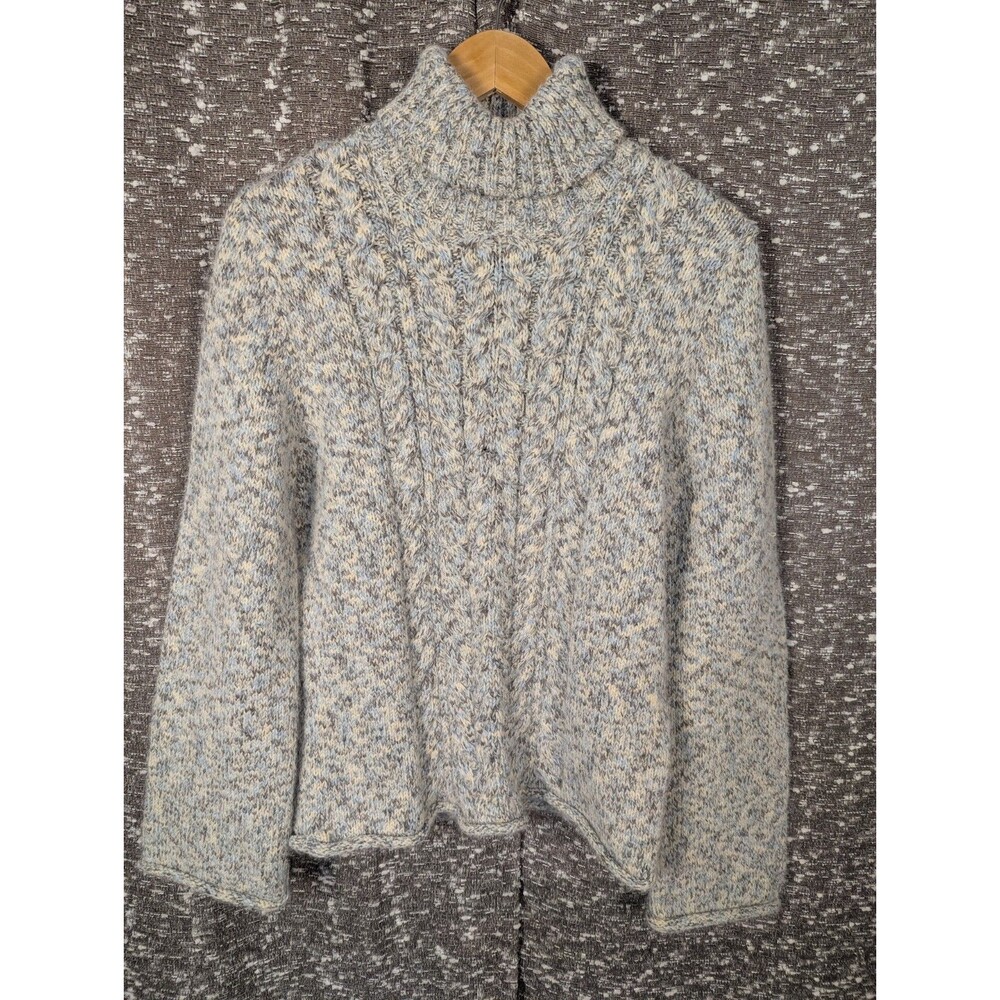 Women's Gray Turtleneck Sweater